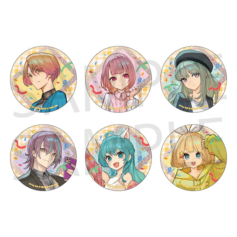 グリッター缶バッジ イベントイラストコレクション vol.46 B