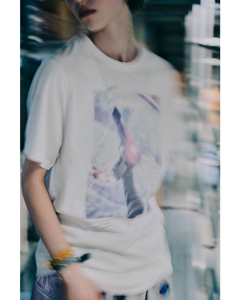 Pain Give Form Tee (White) - ZUTOMAYO MART