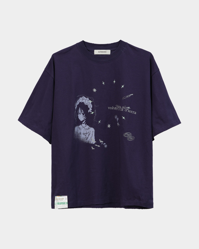 ZS HPH-MT8Z × ZUTOMAYO Tee (Cream) - ZUTOMAYO MART