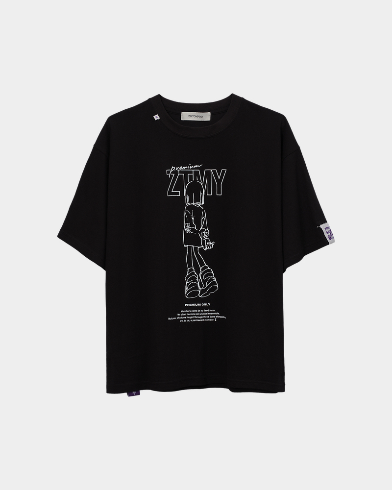ZUTOMAYO INTENSE II Tour Tee JPN Edition (Vintage Black